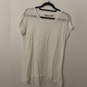 White Athleta tshirt. Very good condition.